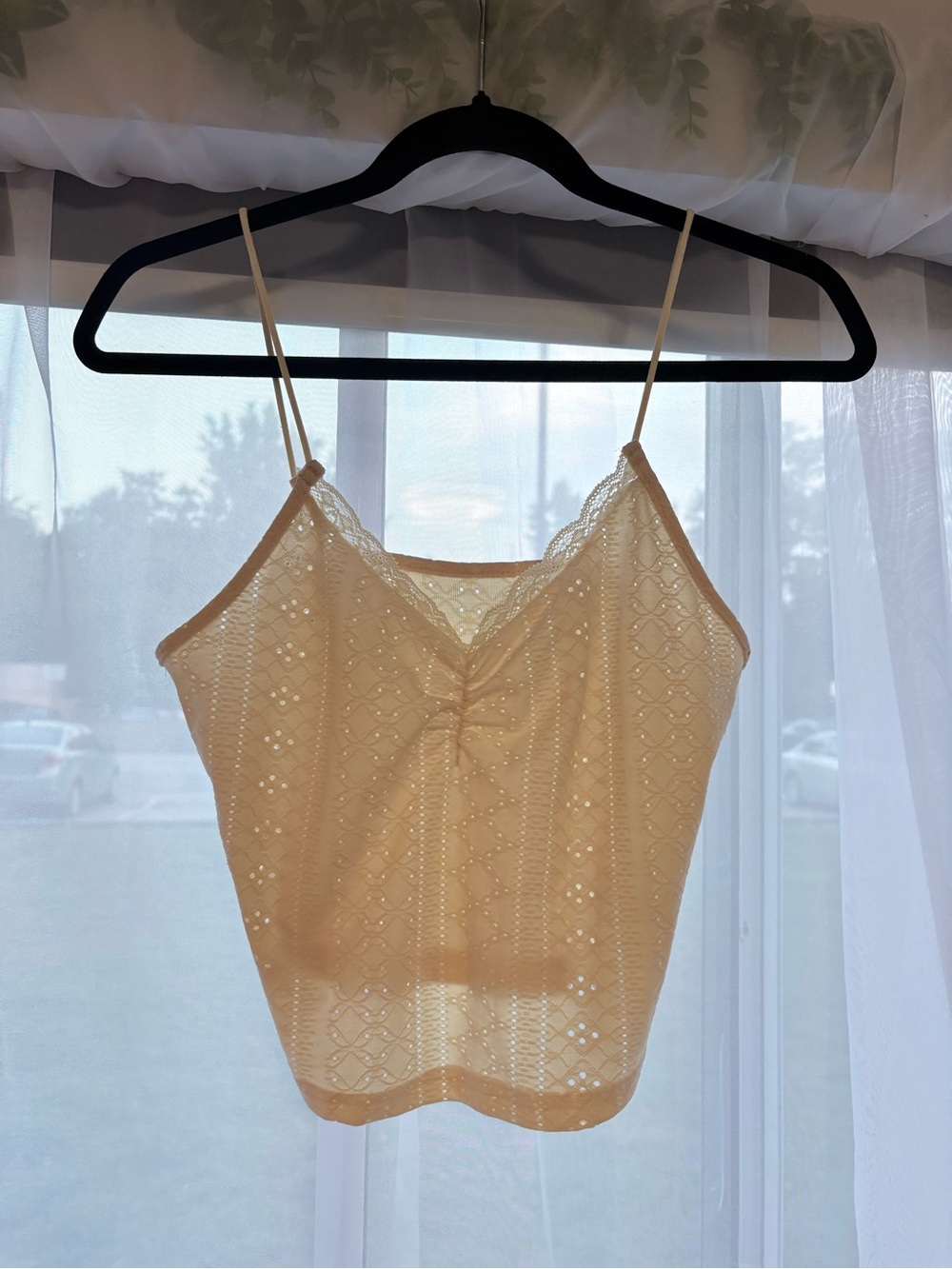 Lace Eyelet Cami Top